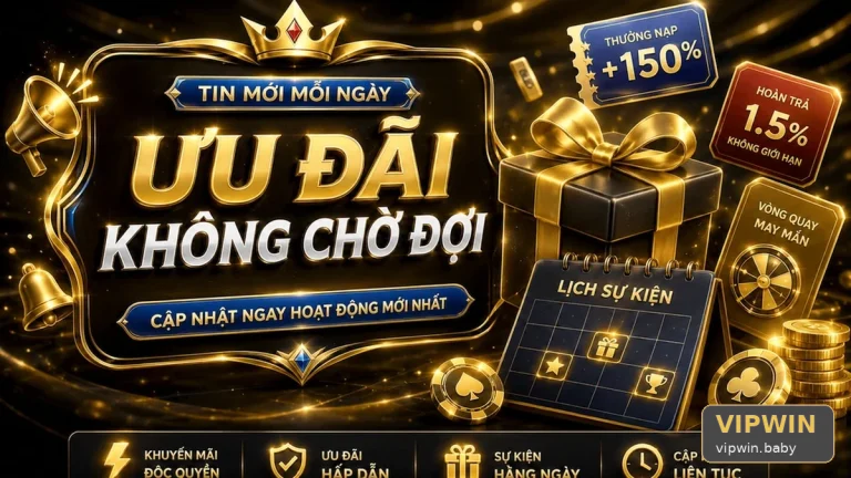 Khuyến Mãi VIPWIN: Đọc Chi Tiết Giao Diện Tin Mới, Ưu Đãi Và Điều Kiện – Hướng Dẫn Xác Minh Tài Khoản, Bảo Vệ Thông Tin Cá Nhân | Góc Kiểm Chứng Theo Tên Miền vipwin.baby