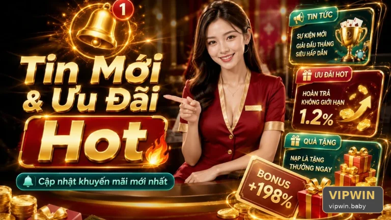 VIPWIN: Đọc Chi Tiết Giao Diện Tin Mới, Ưu Đãi Và Điều Kiện Khuyến Mãi Để Phân Biệt Giải Trí Có Kiểm Soát Với Hành Vi Chạy Theo Thua Lỗ – Góc Kiểm Chứng Theo Tên Miền vipwin.baby